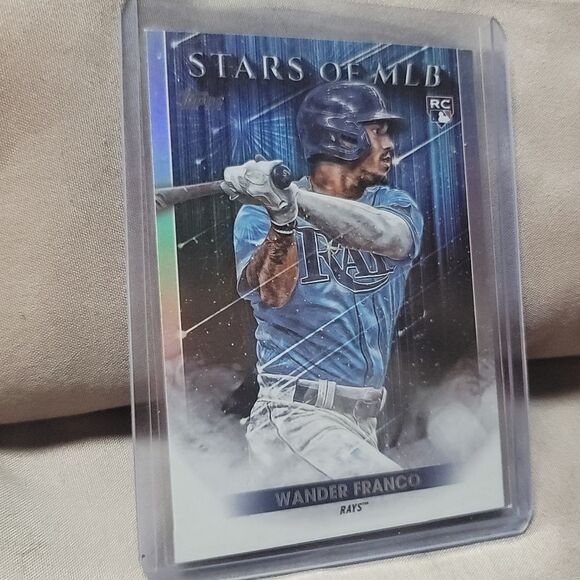 2022 Topps Stars of MLB Wander Franco Tampa Bay Rays holographic rookie card - Picture 6 of 13